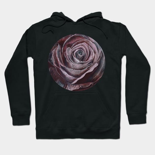 Ethereal Beauty Dark Rose Hoodie by 3vaN